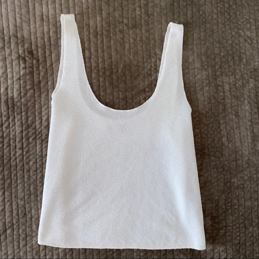 Textured tank top